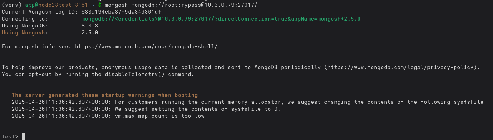 mongosh